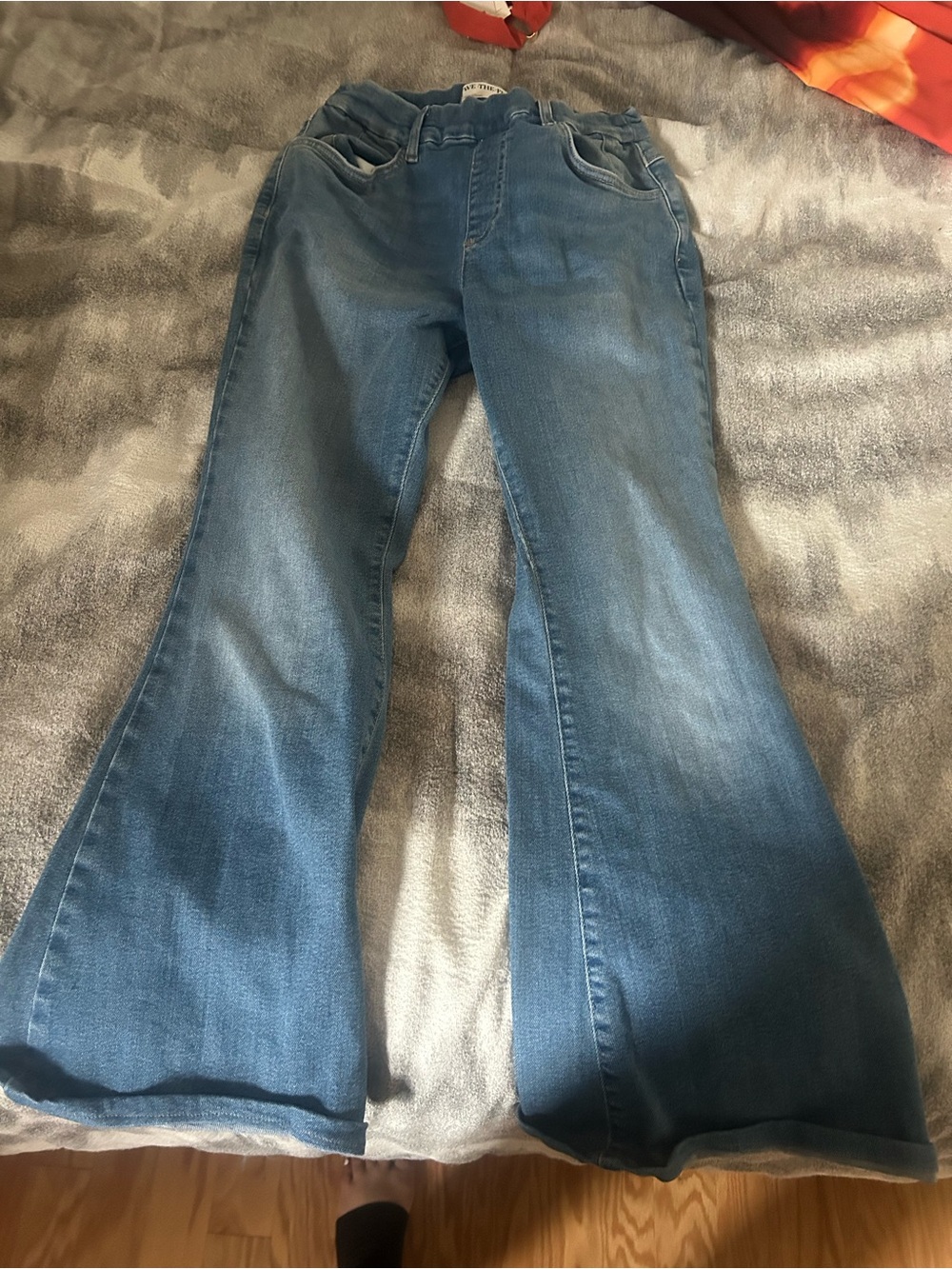 Free People We the Free Light Blue Flare Jeans M/L